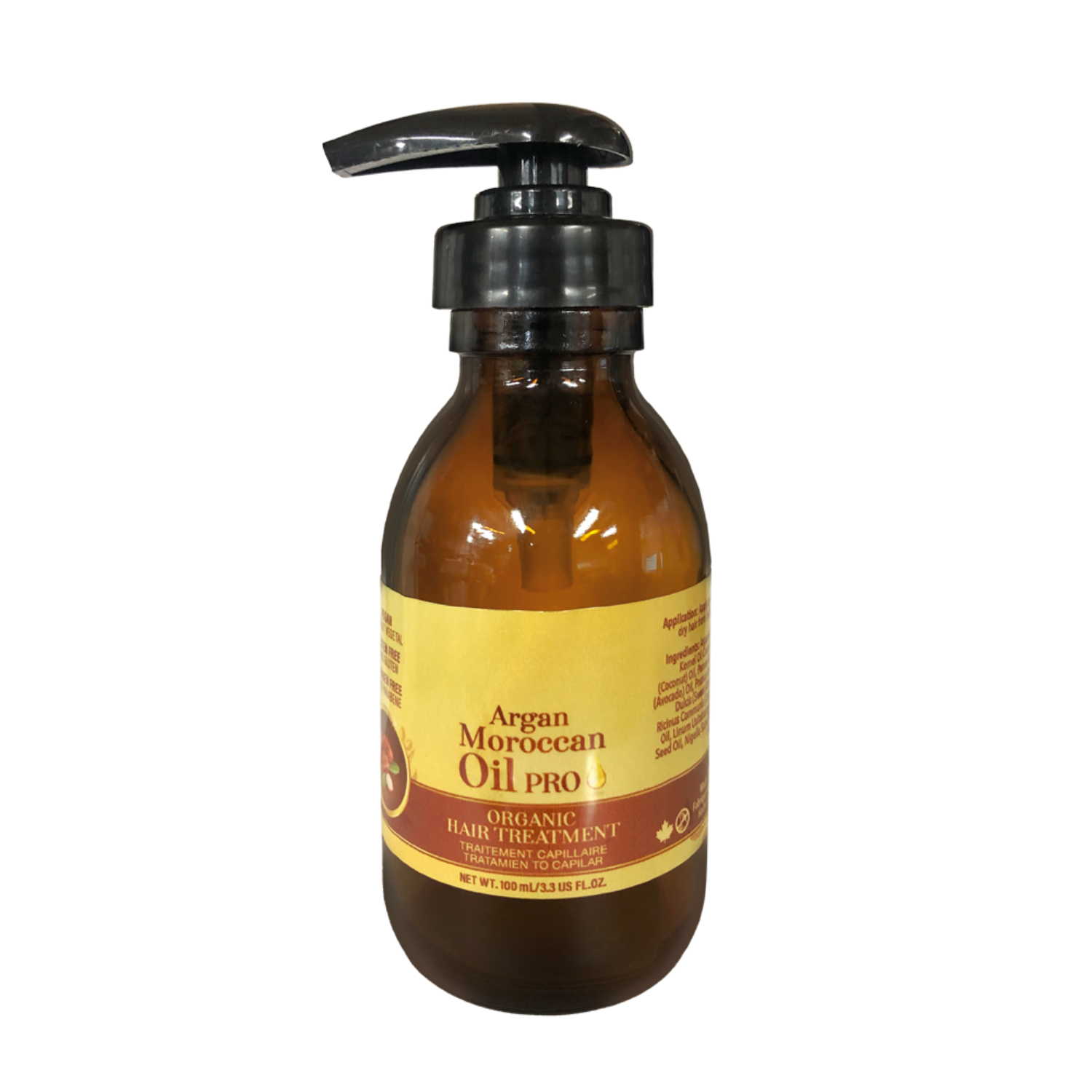 Huile d’Argan Marocaine Pro – Soin Capillaire Réparateur & Nourrissant (100 mL)