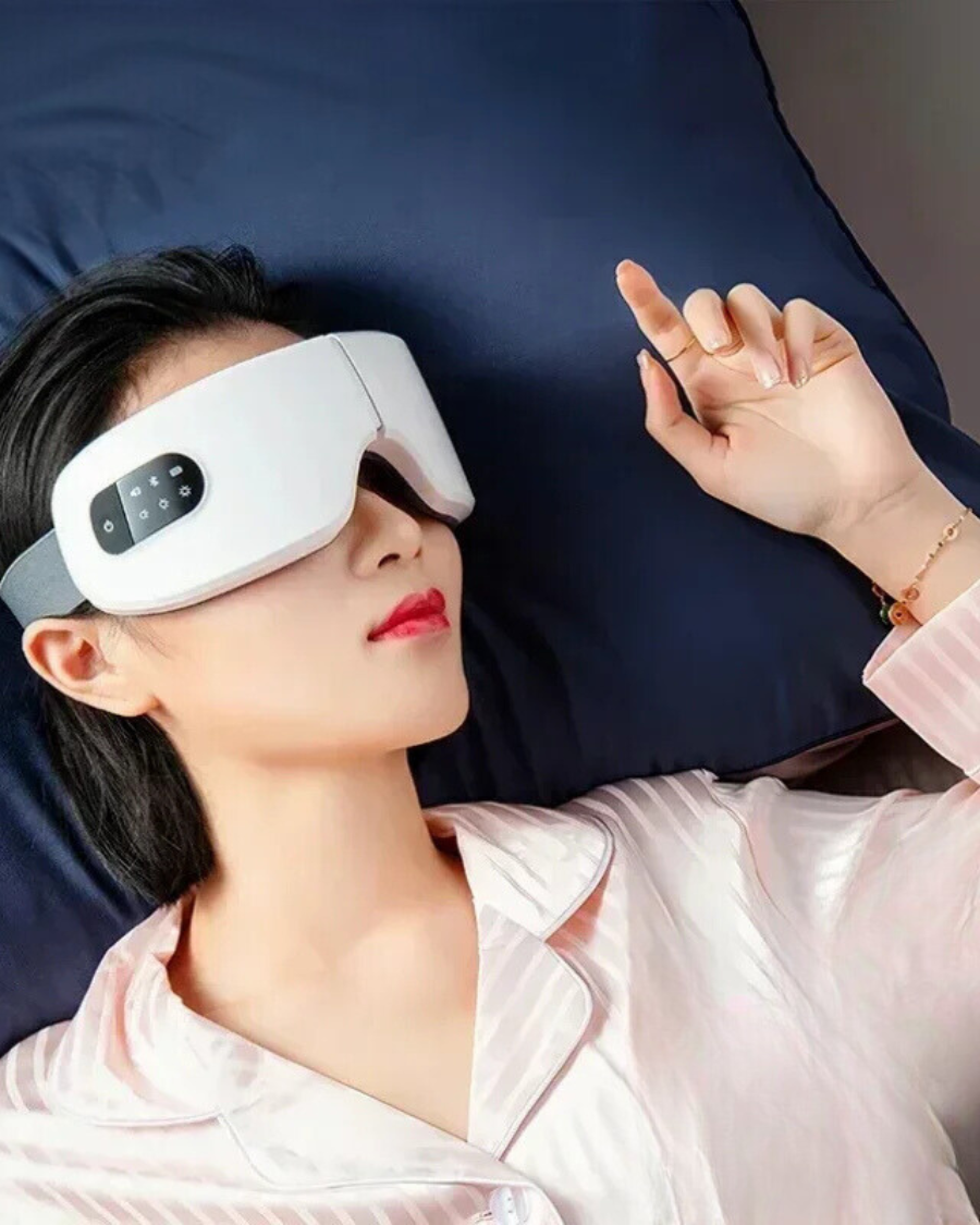 Masseur Oculaire Intelligent 4D – Relaxation Totale & Soulagement de la Fatigue Visuelle